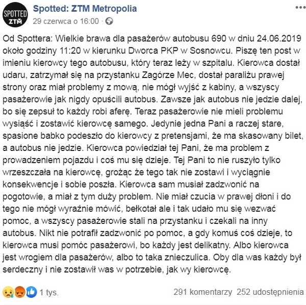 Wstyd dla tych pasażerów