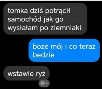 Auto potrąciło Tomka