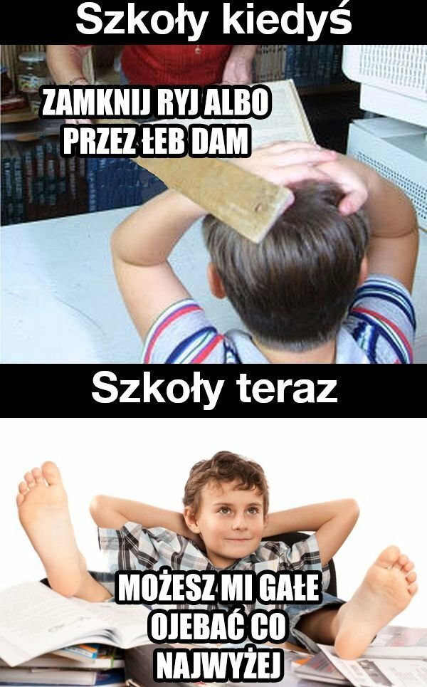 Szkoła kiedyś i dziś 