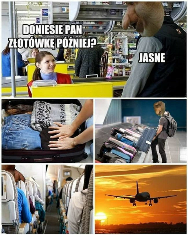 Kiedy Janusz ma donieść złotówkę :D