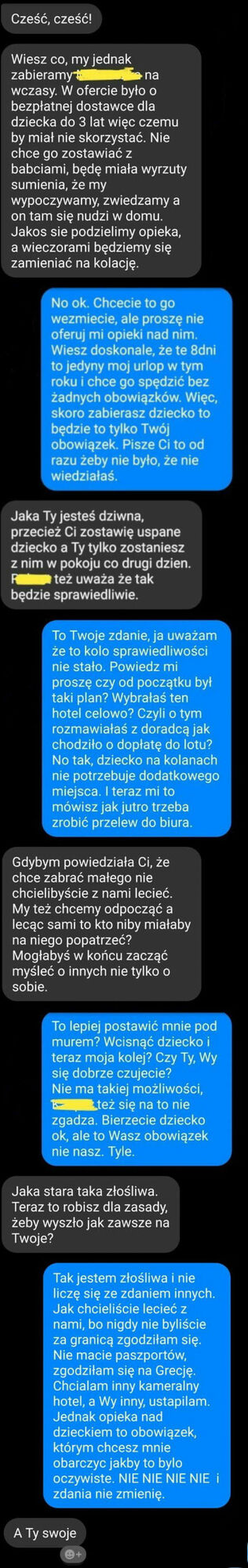 Madka na wczasach :D