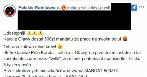 STOP karaniu rolników