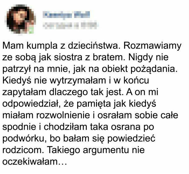 Takiego argumentu się nie spodziewała :D