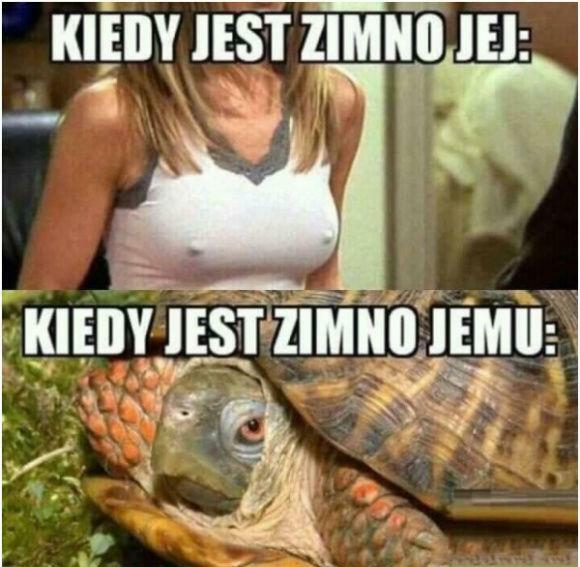 Kiedy jest zimno jej vs jemu :D