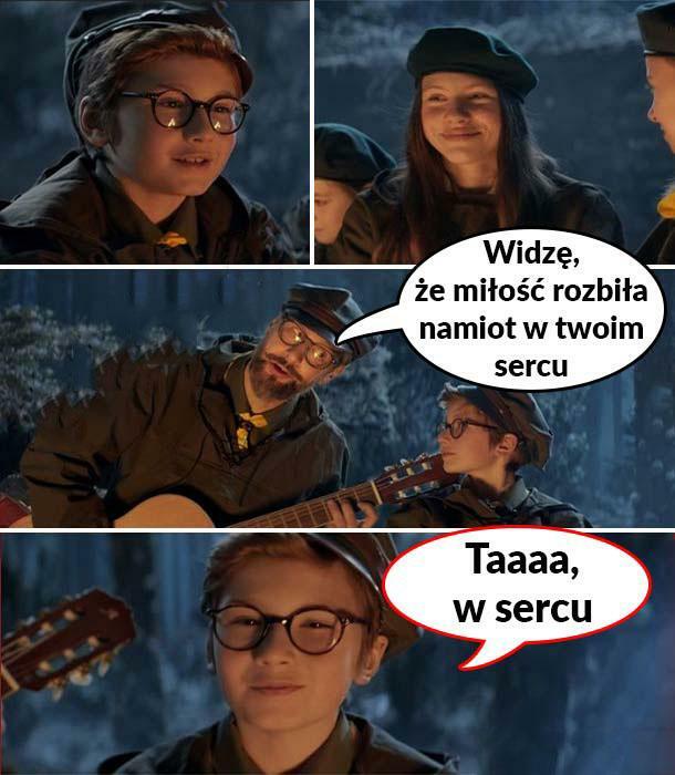Miłość rozbiła namiot :D