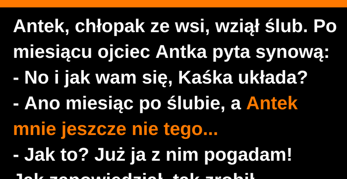Poważny problem Antka :D