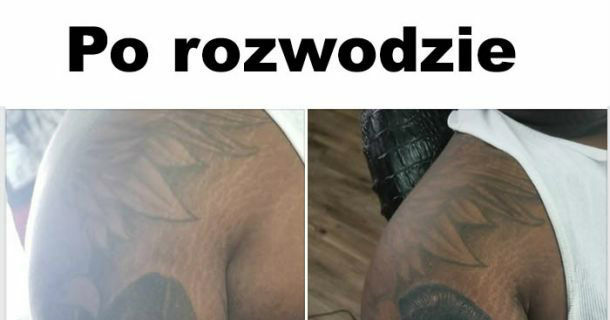 Tatuaż po rozwodzie :D
