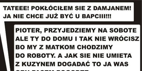 Wakacyjne kłótnie z dzieciństwa