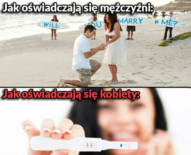 Jak oświadczają się mężczyźni, a jak kobiety