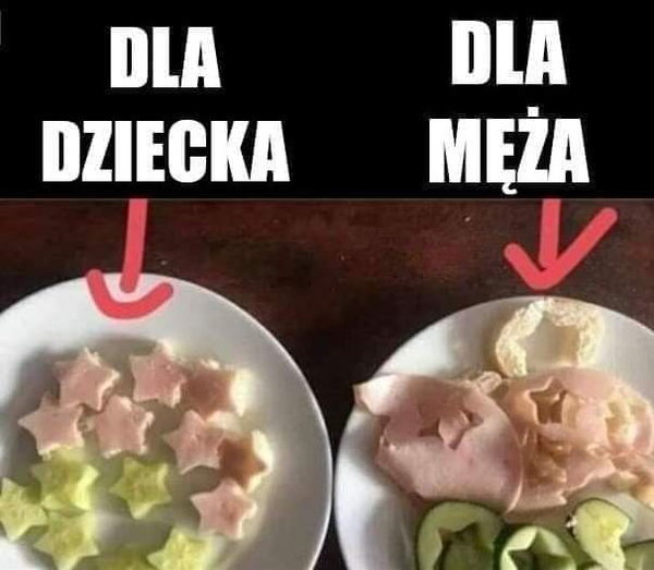 Jedzenie dla dziecka vs jedzenie dla męża
