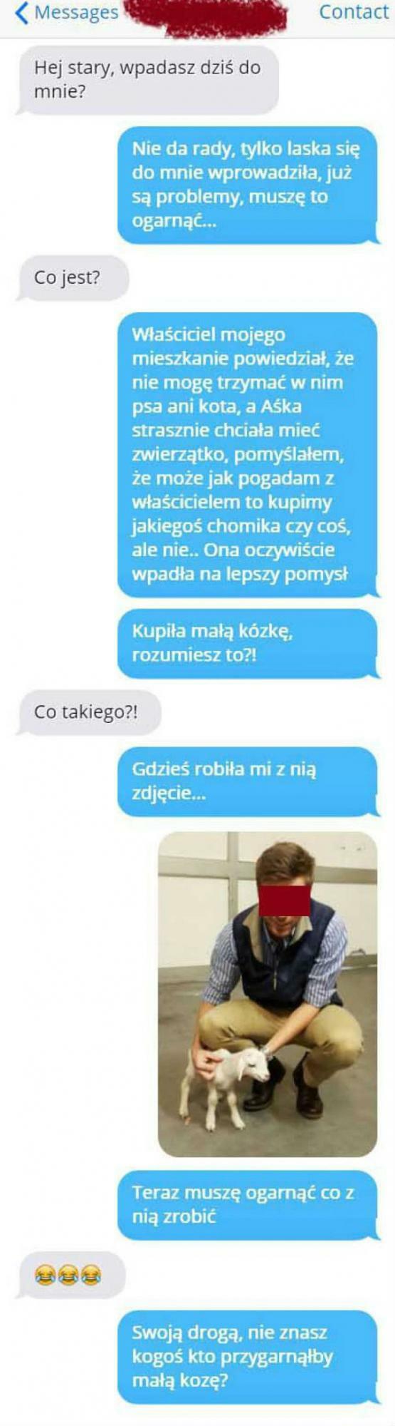 Poważny problem z laską
