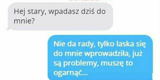 Poważny problem z laską