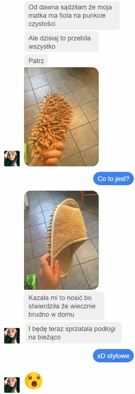 Tak się kończy obsesja na punkcie sprzątania :D