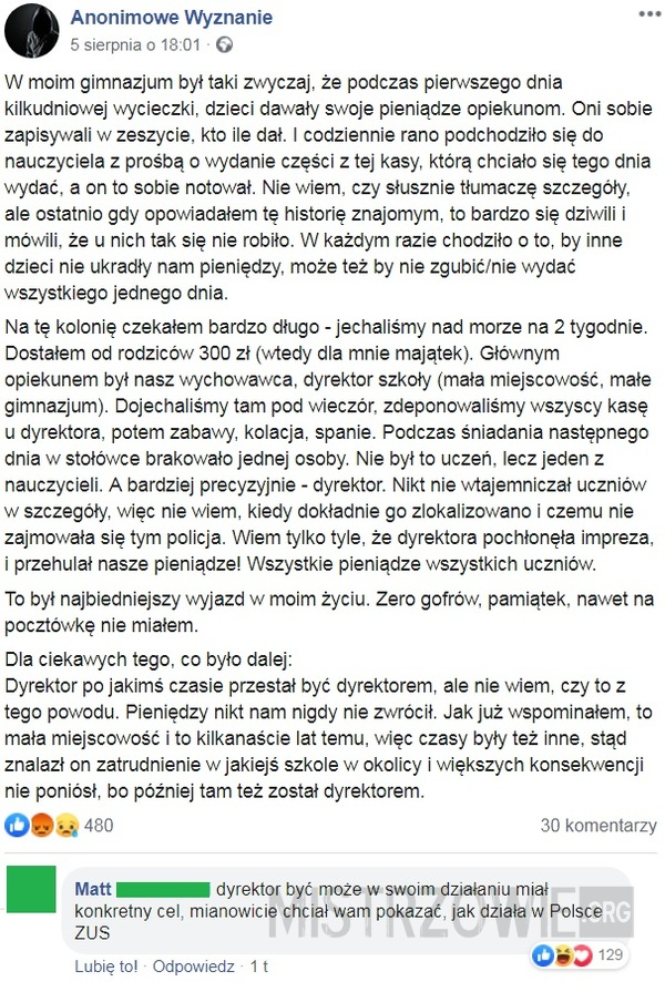 Dyrektor dał tym dzieciakom ważną lekcję