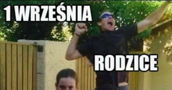 1 września. Jak, reagują rodzice, a jak dzieci :D