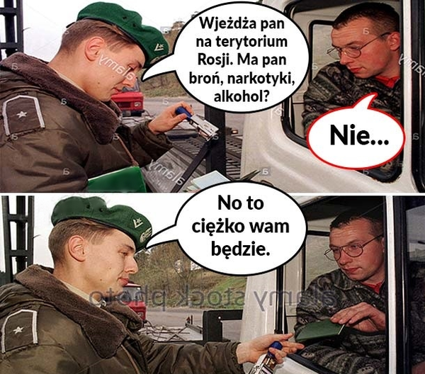 Celnik na ruskiej granicy 