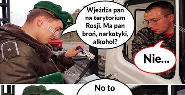 Celnik na ruskiej granicy 
