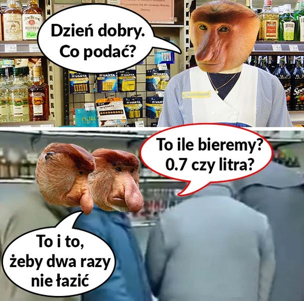 Zakupy w monopolowym :D