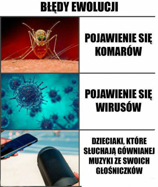 Największe błędy ewolucji