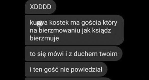 Nietypowa akcja na bierzmowaniu