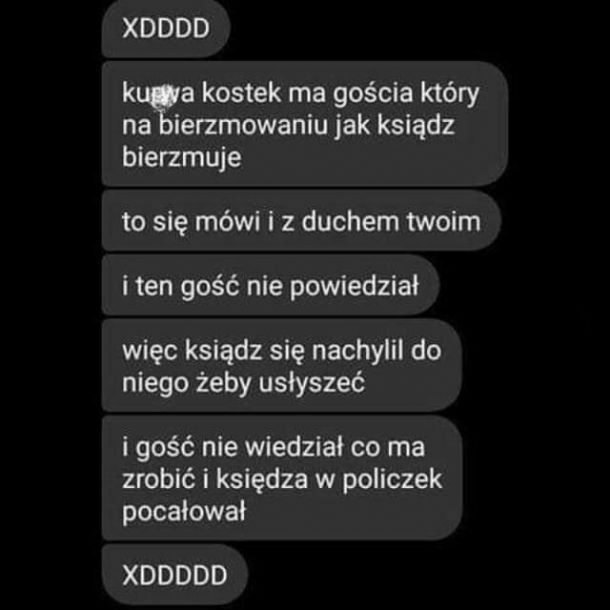 Nietypowa akcja na bierzmowaniu
