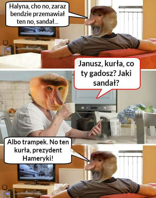 Przemówienie sandała, znaczy trampka :D