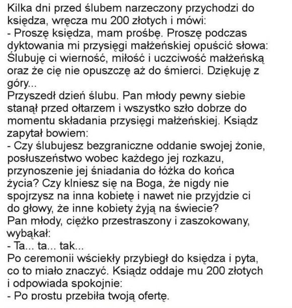 Przysięga małżeńska :D