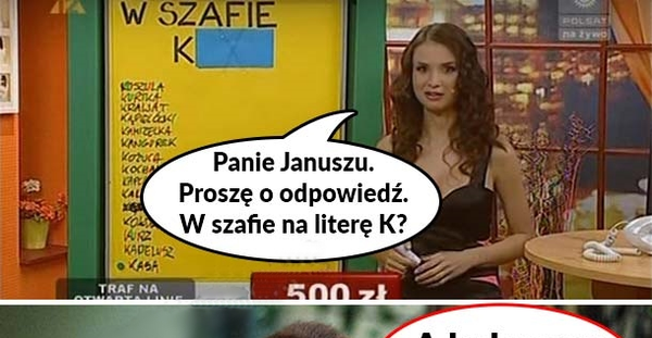 W szafie na literę 