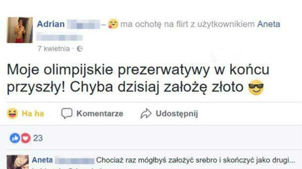 Cios poniżej pasa :D