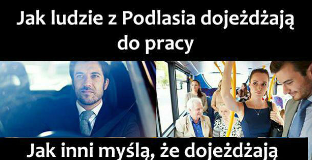 Dojazd do pracy z Podlasia :D