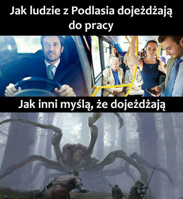 Dojazd do pracy z Podlasia :D