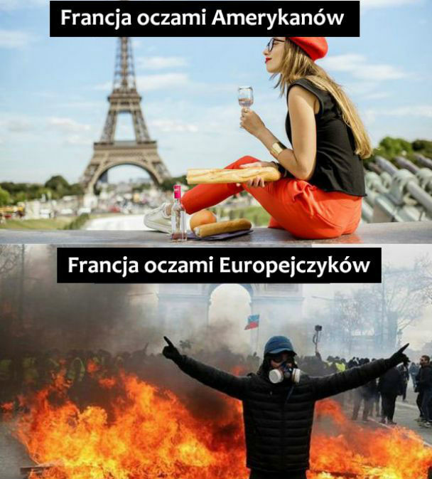 Francja oczami Amerykanów i Europejczyków