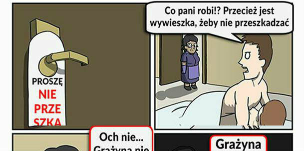 Grażyna nie przeszkadza