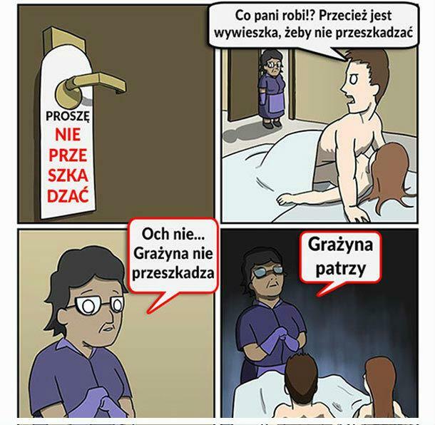 Grażyna nie przeszkadza