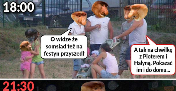 Kiedy Janusza poniesie melanż :D