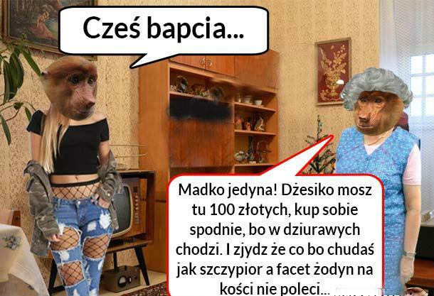 Tak się kończą odwiedziny u babci :D