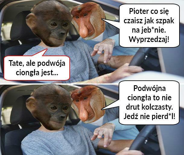 Kodeks drogowy według Janusza :D