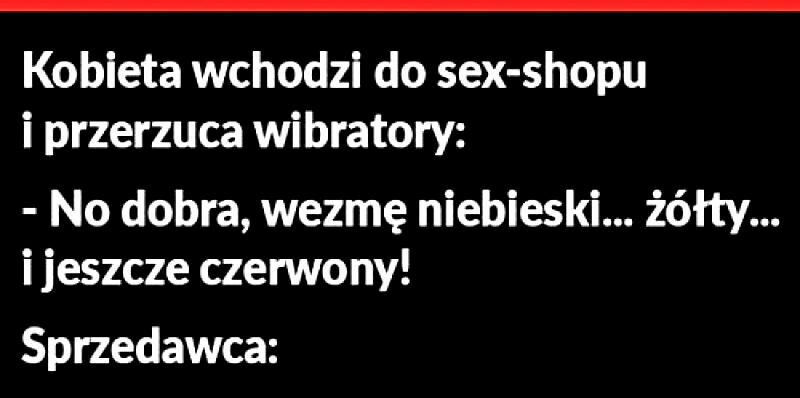 Kobieta w sklepie dla dorosłych :D