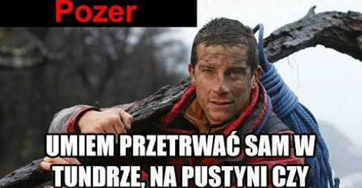 Pozer vs prawdziwy hardkor :D