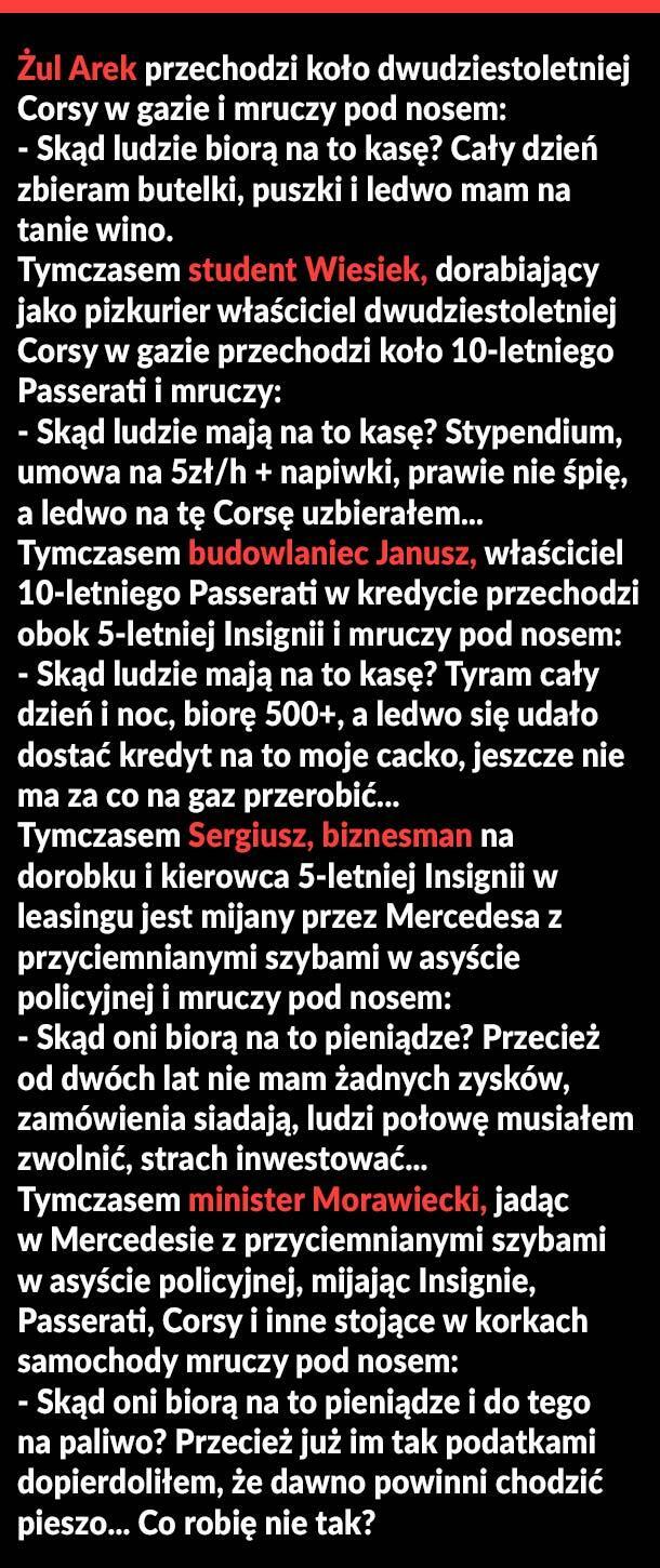 Skąd oni mają na to kasę?