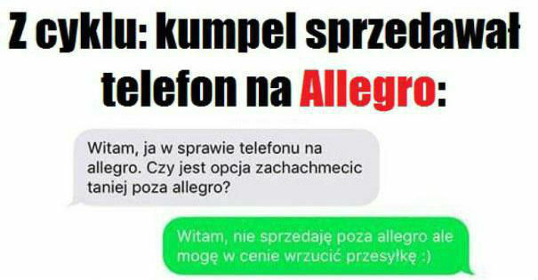 Tak wygląda sprzedaż telefonu na Allegro 