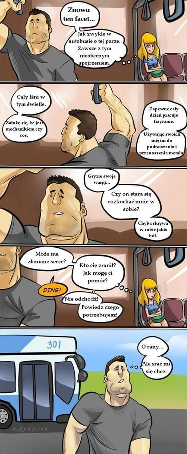 Tymczasem w komunikacji miejskiej :P 