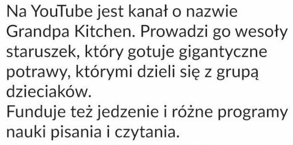 Podziwiam tego Pana
