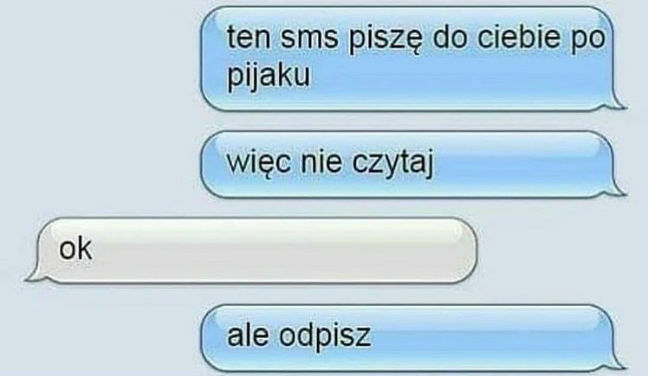 Trzeba uważać co się pisze 