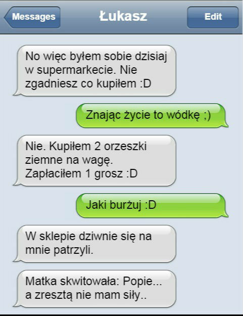 Nie samym alkoholem żyje człowiek