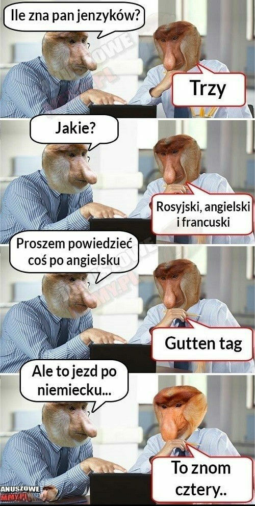 Znajomość języków obcych mile widziana