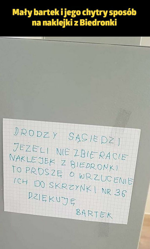 Każdy sposób jest dobry