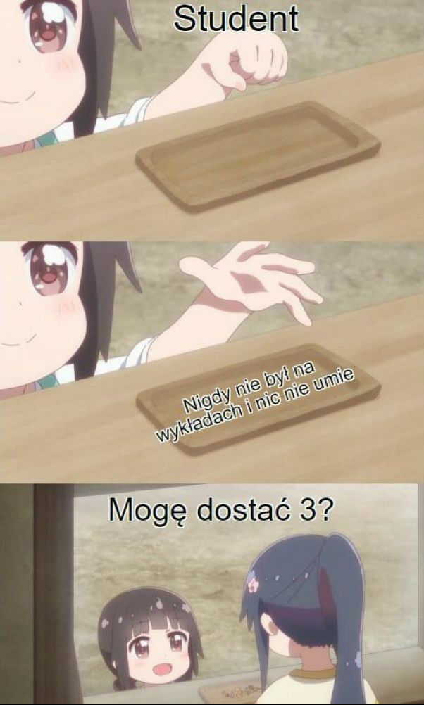 Student potrafi