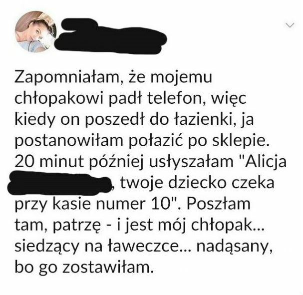 Kiedy ona go zostawiła