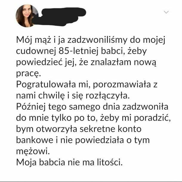 Babcia bez litości